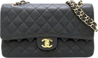 Chanel Pre-owned Matelasse Schoudertas - Dames - Vintage Schoudertas - Zwart - ONE Size - Leer - Vintage
