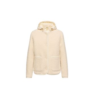 Moncler Moncler Hylesine 3-in-1 Wool & Cotton Blend Short Down Jacket, Women, White, Size: 00