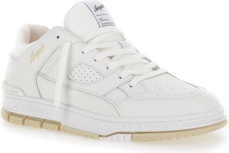 Axel Arigato Mens Low Sneakers Area White Leather Leather-Suede Trainers Leather/suede