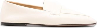 The Row Square-Toe Loafers - Womens - Calf Leather/Calf Suede