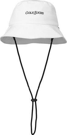 Travis Mathew Golf Sucks Bucket Hat in White at Nordstrom