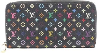 Louis Vuitton Pre-owned Wallets, female, Black, Size: ONE SIZE Pre-owned Monogram Multicolore Long Wallet