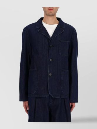 Ymc You Must Create notched lapel long sleeve jacket with pockets