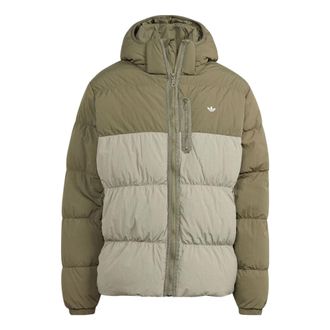 adidas Originals Down Regen Adv Puffer Jacket Olive Green Beige HZ0682