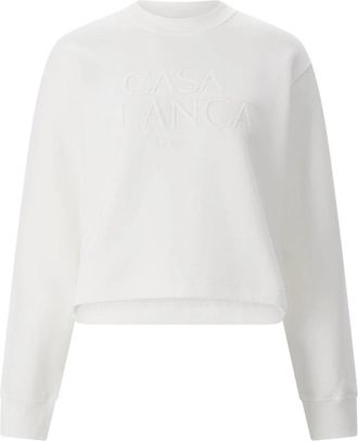 Casablanca Sweatshirts - Dames - Sweatshirts - Wit - S - Hoodies & sweatvesten