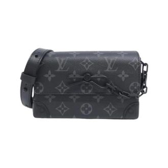 Louis Vuitton Pre-owned Steamer Wearable Wallet Monogram Schoudertas - Heren - Pre-owned - Zwart - Maat: ONE Size