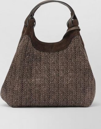 Gianni Chiarini textured shoulder bags suede accents