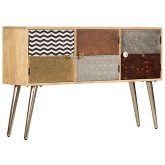 vidaXL Vidaxl - Aparador De Madera De Mango Maciza 120x30x75 Cm