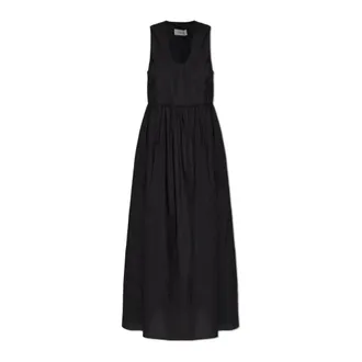 Matteau Maxi Dresses, female, Black, Size: XL Deep U Sundress