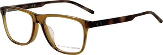 A|X Armani Exchange Mens 56 mm Green Opticals