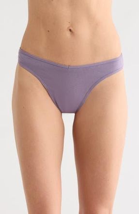 Nordstrom Rack Assorted 5-Pack Stretch Cotton Thongs in Teal Mist Multi at Nordstrom Rack, Size X-Small