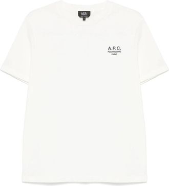 A.P.C. Standard Grand Vcp T-shirt - Heren - T-shirts - Wit - XL - Katoen - Tops