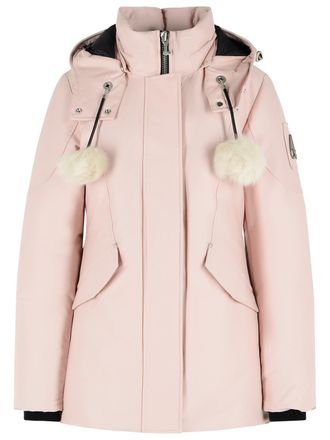 Moose Knuckles Original 3Q 2.0 Pink Cotton Blend Down Jacket