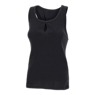 Victoria Beckham Sleeveless Tops, female, Black, Size: XS Tank Top