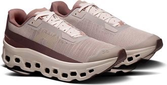 On Running Womens Sneakers Cloudmonster Void Iceberg Tin Recycled Polyester Trainers