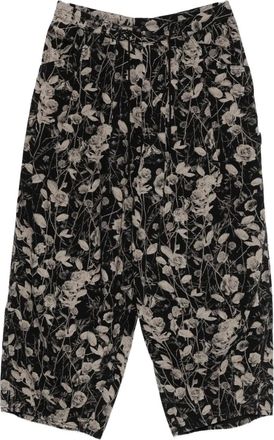 Needles Pantaloni a fiori - Nero