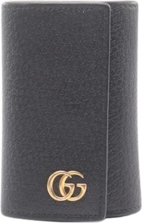 Gucci Pre-owned Accessories, female, Black, Size: ONE SIZE Pre-owned Keycase
