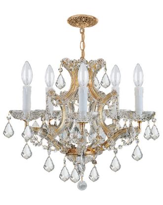 Crystorama Maria Theresa 6-Light Crystal Mini Chandelier
