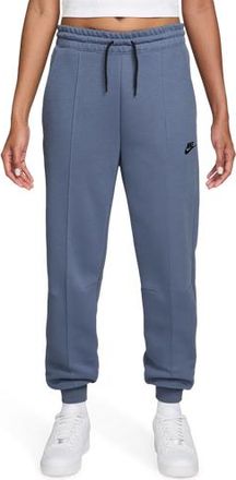 Nike Womens NSW Tech Fleece MR Joggers - Blue/Blue Size XL