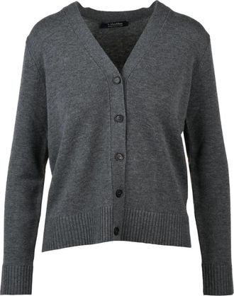 Max Mara Apollo Cardigan - Dames - Vesten - Grijs - M - Wol - Truien & Vesten