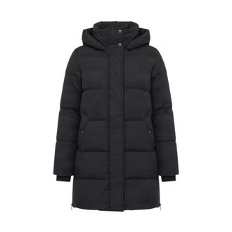 Woolrich Piumino Lungo Trapuntato Kelly - - Coats - Donna - Nero - M