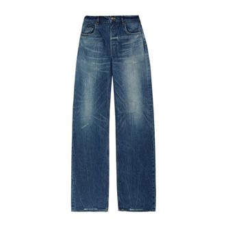 Alexander McQueen Jeans met vintage-effect - Heren - Jeans - Blauw - Maat: M Katoen