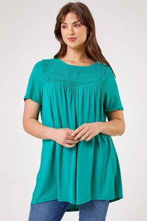 Roman Shirred Yoke T-Shirt