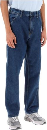 Carhartt Work in Progress Smith Cargo Jeans - Heren - Regular Fit Jeans - Blauw - W31 - Katoen - Jeans