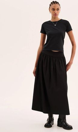 Omnes Womens Jill Baby Tee in Black - Size: 18/16