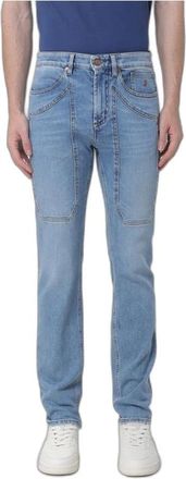 Jeckerson Jeans Skinny Fit - Dames - Jeans - Blauw - Maat: W28 Katoen