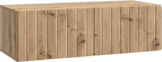 vidaXL Mueble De Tv De Pared 98 X 41 X 30 Cm Roble Artisan Vidaxl