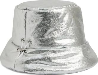 Fusalp crinkled-effect bucket Hat - Silver