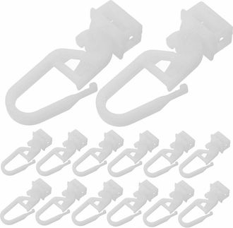 OEM 100 Deslizadores Para Rieles De Cortina - Ganchos De Montaje Compatibles Con Canales - Para Una Instalaci&oacute;n R&aacute;pida Y Sencilla En La Mayor&iacute;a De Los Sis