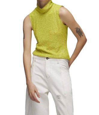 In The Mood For Love Estelle Top In Acid Green
