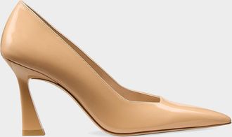 Stuart Weitzman 85mm Vinnie Patent Leather Pumps