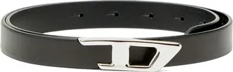 Diesel Belt With Silver Buckle B-D Logo 2.0 20