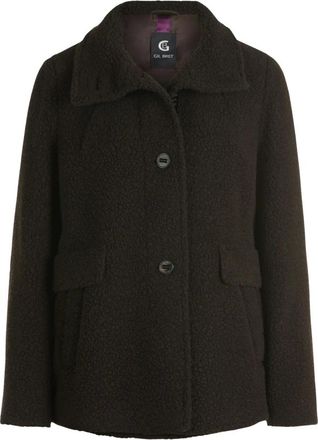 Gil Bret Imitatiebont & Shearling Jas - Dames - Jassen - Bruin - Maat: 3XL Leer