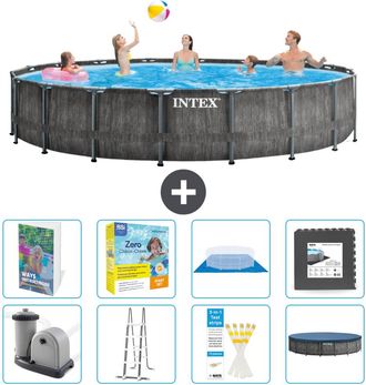Intex Piscina Prism Frame Redonda - 549x122 Cm - 9-piezas S607