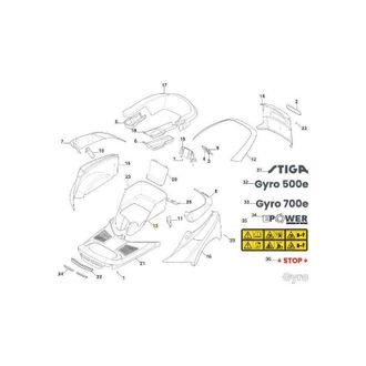 STIGA Sports Funda Inferior Asiento Original Stiga Eztr - 337110402/0