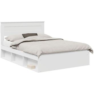 vidaXL Estructura De Cama 150 X 200 Cm Madera De Pino Macizo Vidaxl