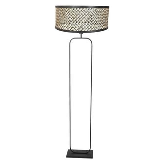 Steinhauer L&aacute;mpara De Pie - Negro - Stang - Bamb&uacute; Metal - L&aacute;mpara De