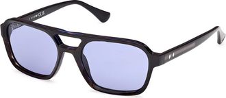 Web Eyewear Web WE0376 56V Mens Sunglasses Tortoiseshell Size 55