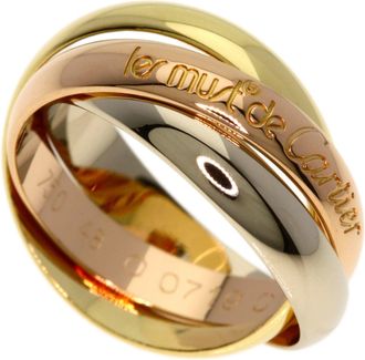 Cartier Trinity Yellow Gold (18K) Pink Gold (18K) White Gold (18K) Band Ring (Pre-Owned)