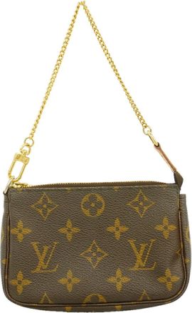 Louis Vuitton Brown Pouch (Pre-Owned)