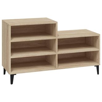 vidaXL Scarpiera Rovere Sonoma 102x36x60 Cm In Legno Multistrato - Vidaxl