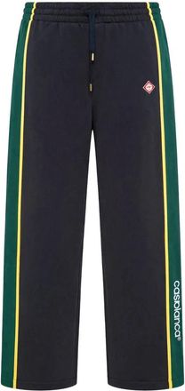 Casablanca Panelled Trainingsbroeken - Heren - Sweatpants - Blauw - L - Katoen - Broeken