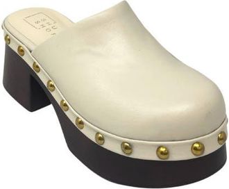 Shushop Lily Platform Mule in Bone at Nordstrom, Size 8.5