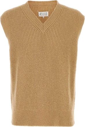 Maison Margiela Biscuit wool blend vest