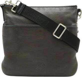Loewe Pre-owned Cross Body Bags, male, Black, Size: ONE SIZE Pre-owned Shoulder Bag