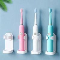 OEM Soporte De Pared Independiente Para Cepillo De Dientes El&eacute;ctrico Crezuo, Color Blanco, Para Ba&ntilde;o